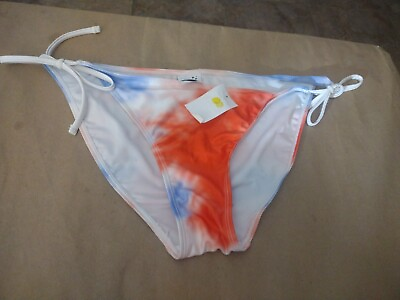 #ad √Womens FLORIDA Swimsuit Bottoms Tye Dye Bikini Style Creative Apparel Large NEW $10.00