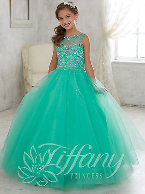 #ad Tulle Flower Girl Kid Pageant Dance Ball Gown Princess Party Prom Birthday Dress $94.99