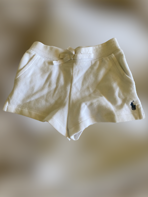 Polo Ralph Lauren WHITE Girls Pony Shorts Size M 8 10 NWOT $18.90