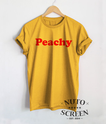 #ad Peachy T Shirt Red Peach Shirts Unisex Women Cute Tumblr Funny Tops Gift Tees $13.08