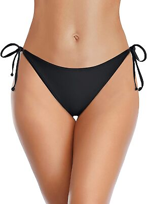 #ad Holipick Bikini Bottoms for Women String Bathing Suit Bottom with Moderate Cover $37.48