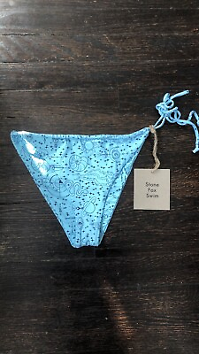 #ad Stone fox swim river toast bikini bottom blue celestial size XL NWT $25.00