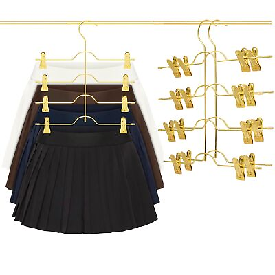 #ad Skirt Hangers for Skirts and Pants Multilayer Pant Closet Clothes Hangers ... $39.60