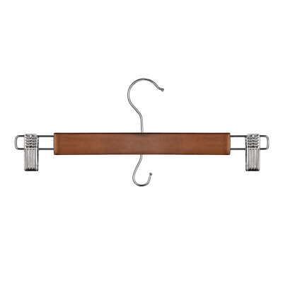 #ad Walnut Finish Solid Wood Pant amp; Skirt Hangers 36 Pack $26.79