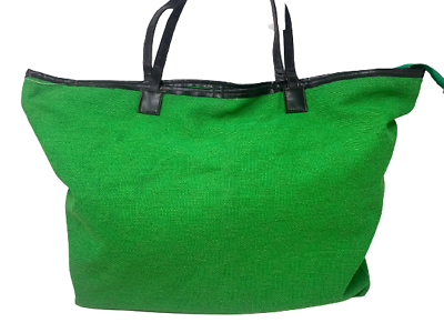 Handbag Women Casual Everyday Beach Large Bright Green Oversized Light Weight $14.42