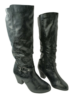 Women Knee High Black Boots  Size 10 $24.00