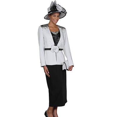 Sunday Best Women Church Suit soft Crepe Fabric Standard to Plus Size # 394 $109.00