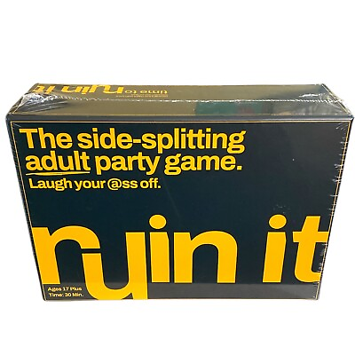 #ad Ruin It Adult Party Games Fun Board Game Game Night 18 BRAND NEW amp; SEALED $18.79
