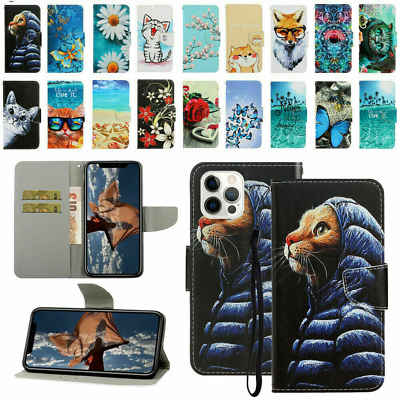 Case For iPhone 12 Pro 11 11 Pro Max 6 7 8 Magnetic Flip Wallet Leather Cover $56.54