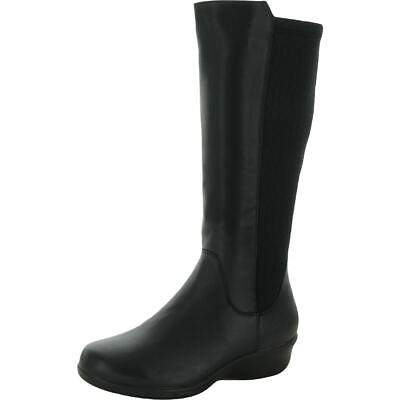 Propet Womens West Leather Tall Embossed Knee High Boots Shoes BHFO 0731 $45.99