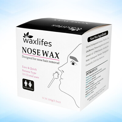 #ad Nose Hair Removal Wax Hard Wax Kit Nasal Hair Wax Brazilian Bikini Wax Beans $15.59