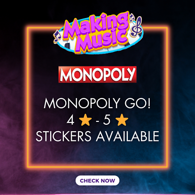 #ad Monopoly Go 4 ⭐ 5 ⭐ Star Stickers ⭐ ALL Stickers Available Cheap Price⚡FAST $6.99