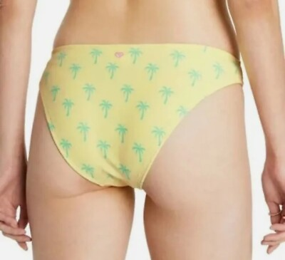 #ad Bikini Bottom Stoney Clover Lane by Target Palm Tree Yellow Cheeky $3.99