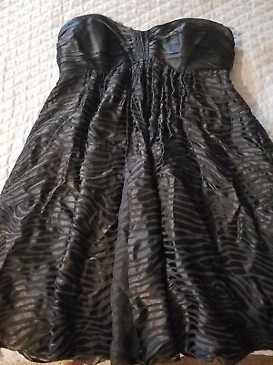 #ad Women Juniors  Dress Cocktail. Black. Size 8. New without tags. $9.99