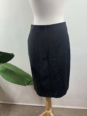 #ad Ann Taylor Womens Black Pencil Skirt Size 8 $49.99