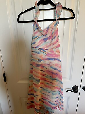 Speechless Kids Spring Summer Girls Watercolor Dress size 16. RP $64 NWT $9.00