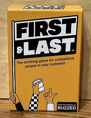#ad “First amp; Lastquot; Drinking Game The Drinking Game To Keep Competitive People Hydrat $7.99