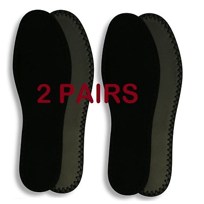 Black Terry Insoles HappyStep® Barefoot Insoles Go Sockless in Summer 2 pairs $15.99
