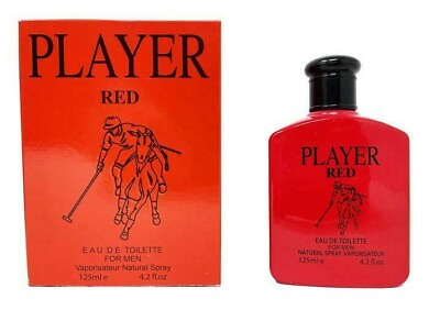 Player Red For Men#x27;s Cologne 4.2 fl.oz EDT $19.50