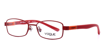 VOGUE VO3926 957 S Red Girls Kids Rectangle Full Rim Eyeglasses 46 16 125 B:27 $54.99