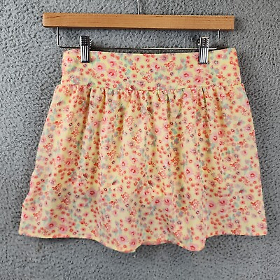 #ad Speechless Kids Mini Skirt Girls#x27; 14 Multicolor Floral Elastic Waist Pull On $8.82