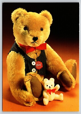 #ad #ad Postcard Little Large Teddy Bear #1 Flair Postcards 1991 Bears by Gebr Hermann $5.99