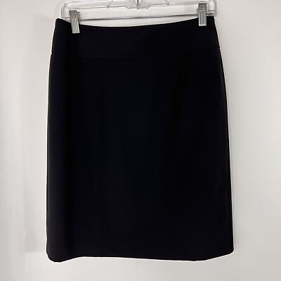 #ad Worthington Pencil Skirt Women#x27;s Size 8 Black Knee Length Business Professional $9.50
