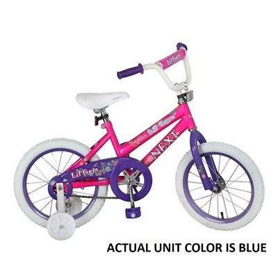 #ad NEXT 16quot; Lil#x27; Gem Girl#x27;s Bicycle Blue White $100.00