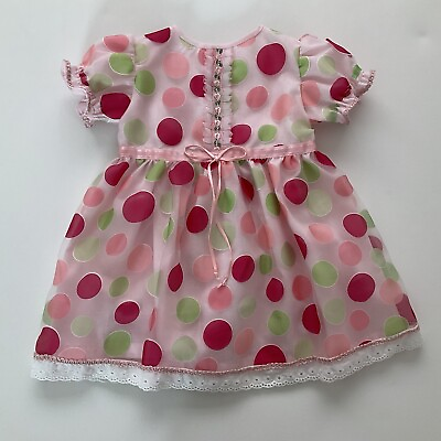 #ad Baby Girl Party Dress Toddler Outfit Formal Size 0 US 12 Months Handmade BNWT AU $35.00