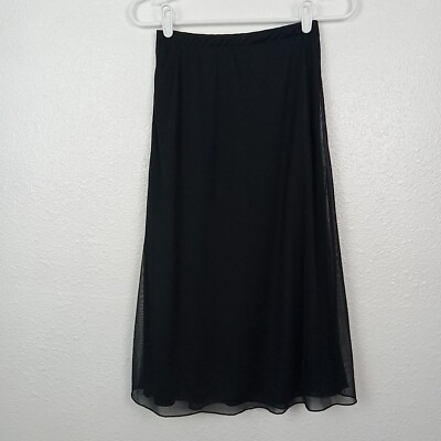 #ad Tash amp; Sophie Skirt Womens XS Black Long Midi Pull On Career Workwear $17.99