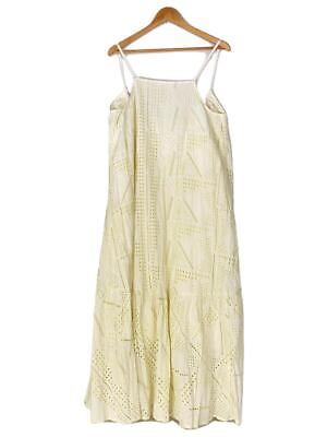 #ad Ameri Linda Turkey Organic Dress Dress M Cotton Ivory 01210531080 21 $296.32
