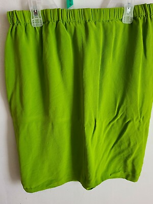 Y2K 2000s Mini Skirt Vintage Green Mini Skirt Vtg skirt neon $19.99