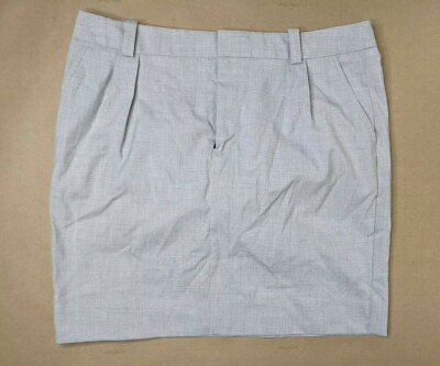 #ad Gap Skirt Women#x27;s 6 Pencil Skirt Short Gray Pockets Stretch $10.40