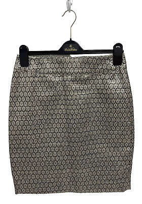 #ad Charter Club Women#x27;s Petite Shiny Gold Knee Length Pencil Skirt Size 4P $13.00