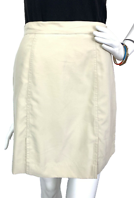 #ad IZOD Tennis Skirt Inside Shorts Side Zipper Beige 4 XS EUC $9.50