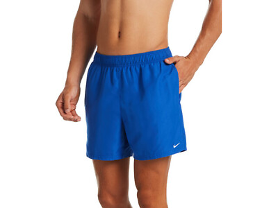 Nike Men#x27;s Swim Essential Lap 9quot; Swimsuit BLUE Size S $28.98