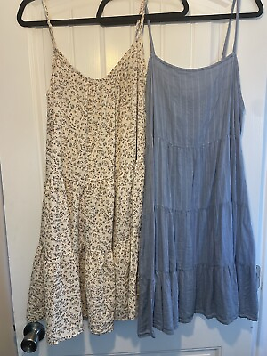 #ad Summer Dresses Lot Size Large. Two Flowy Dresses For Spring Summer. $25.00