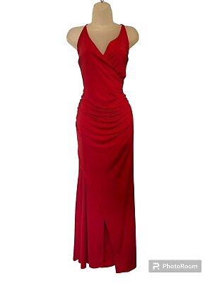 #ad #ad Fashion Nova Red Maxi Dress size 1X $25.00