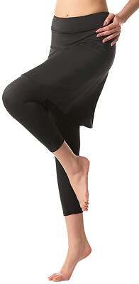 KEEPRONE Women#x27;s Swim Skirts with Leggings Plus Size Skirted Attached Capri for $87.93