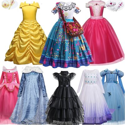 #ad Events Costume for Girls Party Dress Kids Princess Cosplay Dresses Halloween $30.48