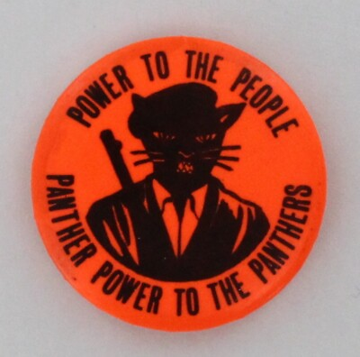 #ad Black Panther Party For Self Defense 1967 Original 1st Armed Beret Guard Pin $299.00