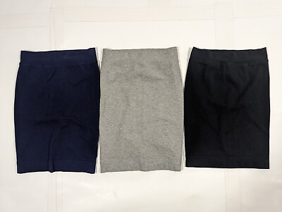 Lot of 3 Kidpik Girls Pencil Skirts Size XS 5 6 Navy Gray amp; Black $19.73