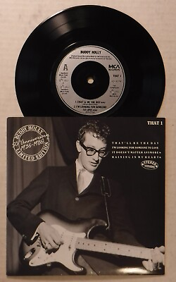#ad BUDDY HOLLY 50TH ANNIVERSARY – 1936 1986 7 INCH 45 RPM STEREO EP WITH SLEEVE $19.99