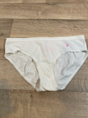 #ad #ad Vintage Victoria#x27;s Secret Cotton Pink Bikini Panties Size Medium $32.00