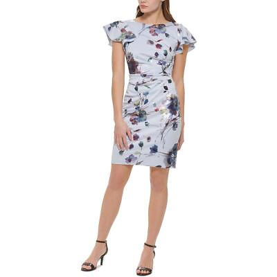 #ad Jessica Howard Womens Floral Print Cocktail And Party Dress Petites BHFO 3912 $447.60