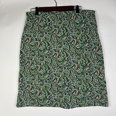 #ad Maeve Anthropologie Skirt Adult Multicolor Pattern Pencil Skirt Womens Large A10 $22.80