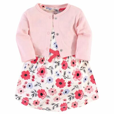 Touched by Nature Baby Organic Dress and Cardigan Coral Garden $13.99