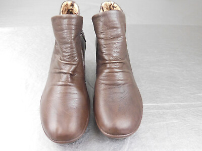 Skechers Womens Boots Size 10 Browm Platform Bootie Zipped $34.19