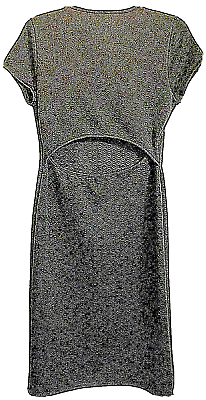 #ad Velvet Torch Black Evening Fitted Cocktail Dress Size M Open Back Cap Slvs NWOT $29.95