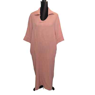 #ad 2740 New NORDSTROM Loungewear Collared Maxi Dress Size M $21.00